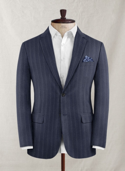 Reda Sotto Blue Wool Jacket