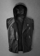 Leather Hood Vest # 309