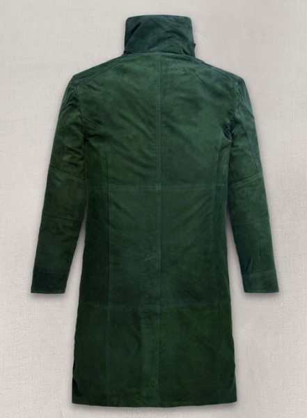 Timber Green Suede Ryan Gosling Blade Runner 2049 Long Coat