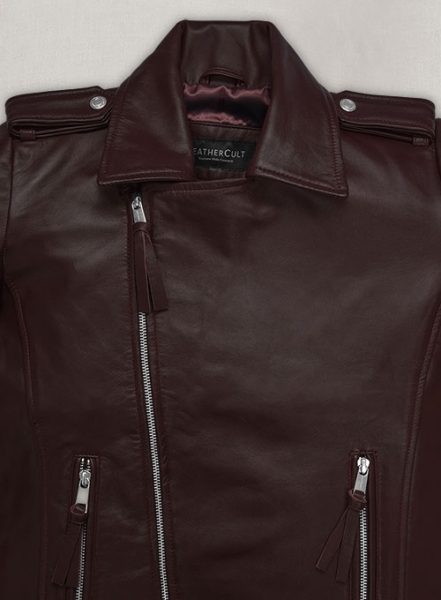 Burgundy Teenage Mutant Ninja Turtles 2 Megan Fox Jacket
