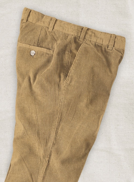 Khaki Corduroy Trousers