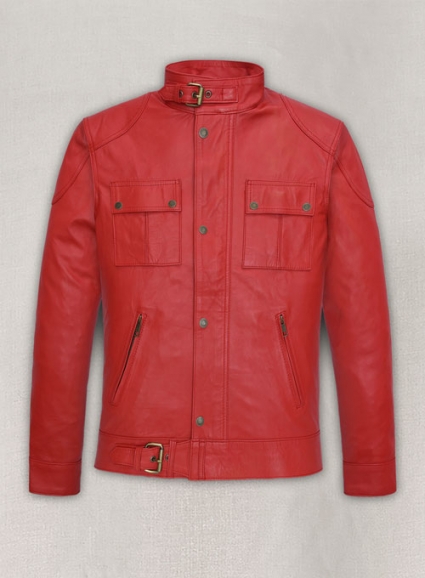 Soft Tango Red Washed & Wax The Expendables Lee Jacket