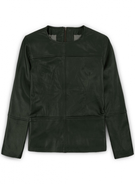 Soft Deep Olive Leather Top Style # 63