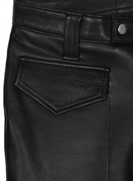 Ryder Leather Biker Jeans