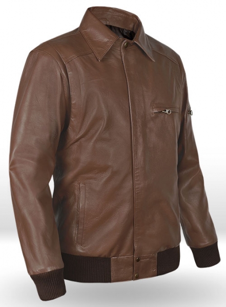 Hunter Bomber Leather Jacket