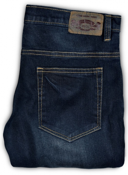 Victor Blue Hard Wash Whisker Stretch Jeans