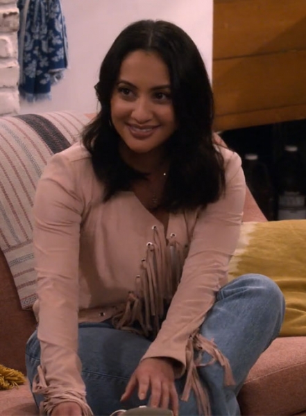 Francia Rasia How I Met Your Father Suede Jacket