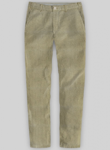 Fawn Corduroy Trousers - 8 Wales