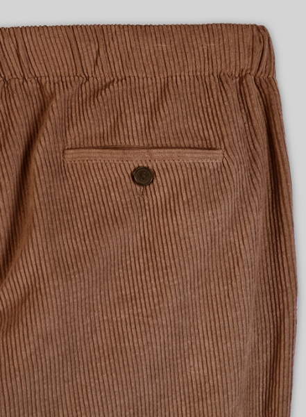 Easy Pants Spring Brown Corduroy