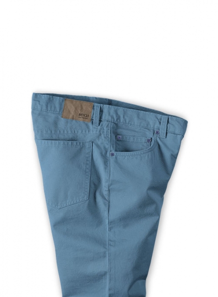 Kids Stretch Summer Weight Saga Blue Chino Jeans