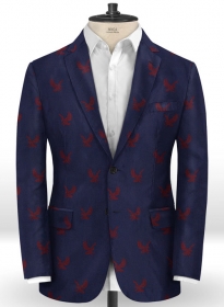 Eagle Oxford Blue Wool Jacket