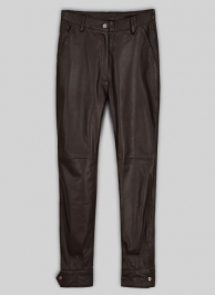 Soft Brown Selena Gomez Leather Pants #1 Soft Brown Selena Gomez Leather Pants #1