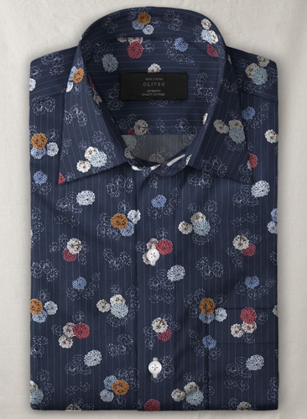 Italian Sriche Cotton Shirt - Half Sleeves