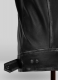 Rubbed Black Leather Jacket # 654