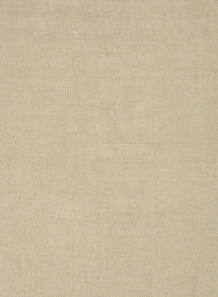 Pure Beige Linen Shirt - Half Sleeves