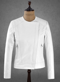 White Sofia Vergara Leather Jacket #1 White Sofia Vergara Leather Jacket #1