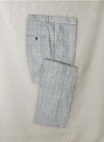 Italian Linen Sirile Checks Pants