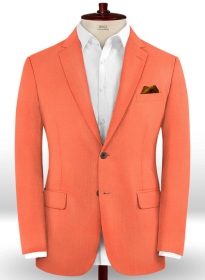 Scabal Portland Orange Wool Jacket