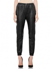 Leather Pants With Elastic Leather Pants With Elastic