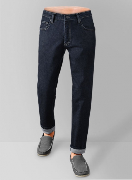Alpha Blue Hard Wash Stretch Jeans