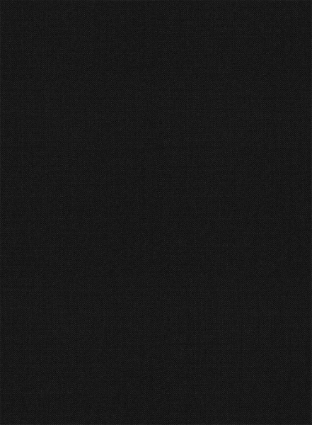 Napolean Black Wool Suit