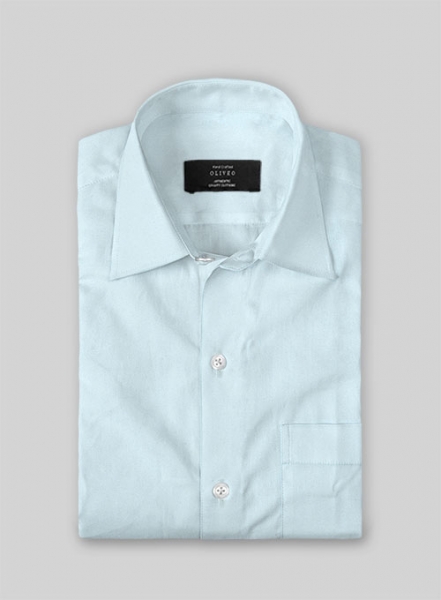 Light Blue Stretch Poplene Shirt
