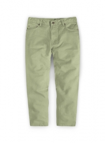 Kids Stretch Summer Weight River Green Chino Jeans