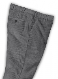 Dark Gray Thick Corduroy Trousers - 8 Wales