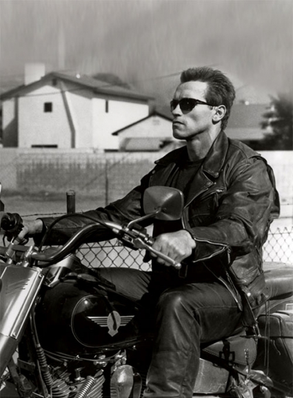 Terminator 2 Arnold Schwarzenegger Leather Jacket