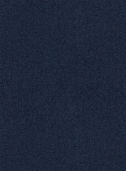 Royal Blue Heavy Tweed Overcoat