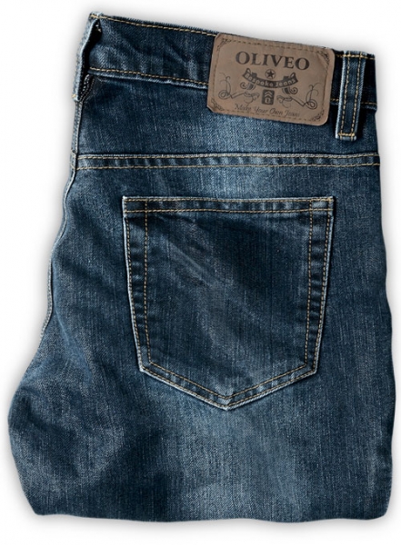 Varro Blue Indigo Wash Whisker Jeans
