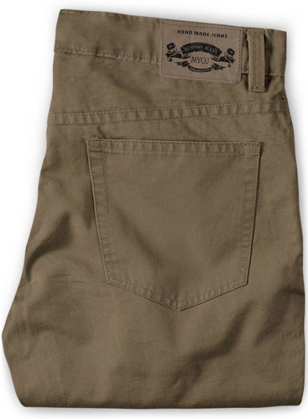 Summer Weight Irish Brown Chino Jeans