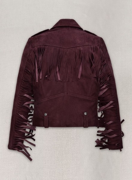 Grapevine Suede Kendall Jenner Leather Jacket # 3