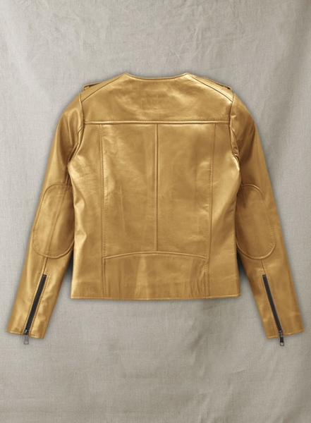 Golden Lizzy Caplan Now You See Me 2 Leather Jacket