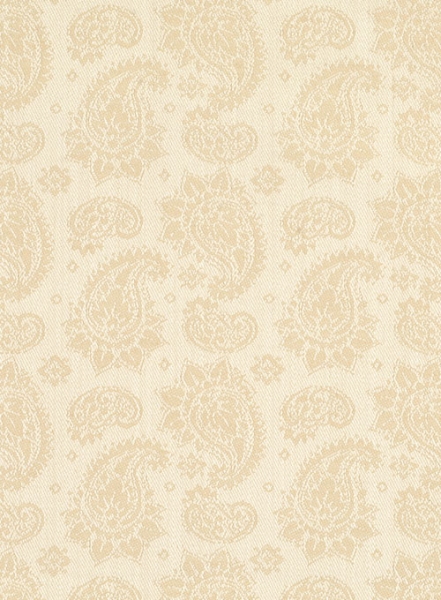 Big Paisley Beige Wool Suit