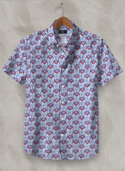 Liberty Silori Cotton Shirt - Half Sleeves