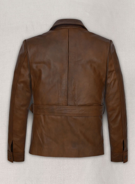 Harris Dickinson The Kingsman Leather Jacket