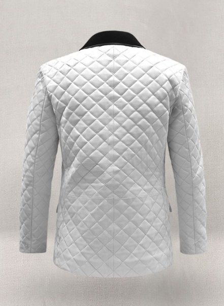 Bocelli Tuxedo Quilted Leather Blazer
