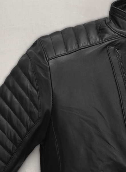 Black Vin Diesel Leather Jacket #2