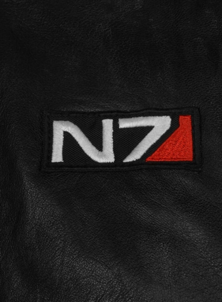 Soft Rich Black Washed & Wax Mass Effect 3 Leather Jacket
