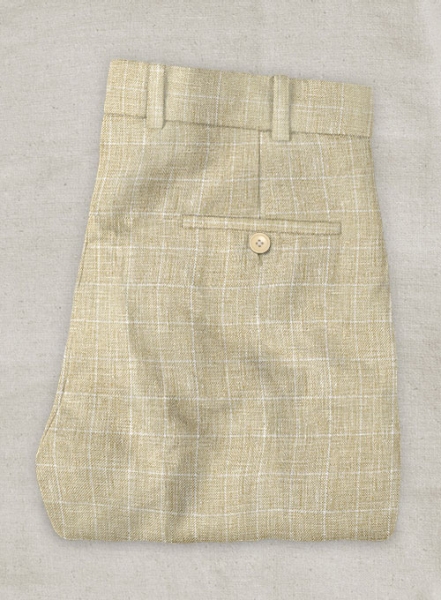 Italian Linen Lusso Beige Suit
