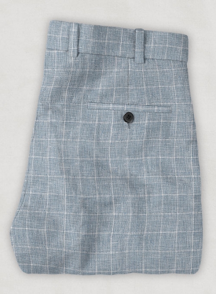 Italian Linen Lusso Cadet Blue Suit
