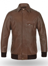 Hunter Bomber Leather Jacket
