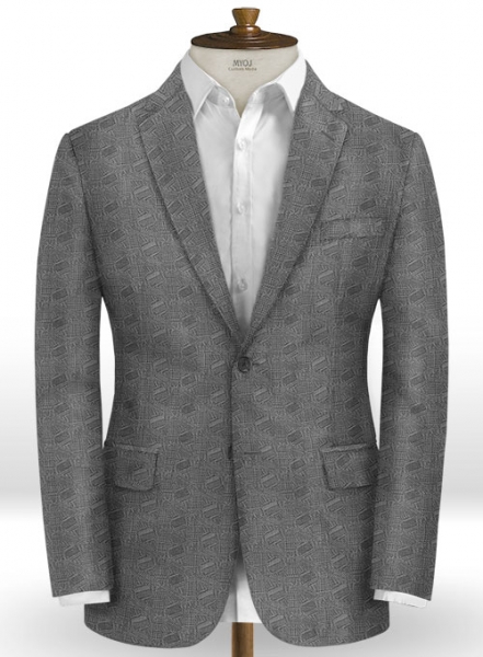 Pieri Gray Wool Jacket