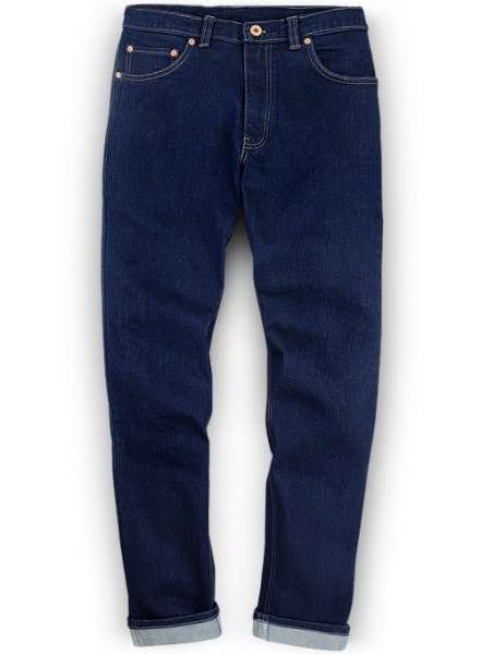 Rover Blue Stretch Jeans - Hard Wash