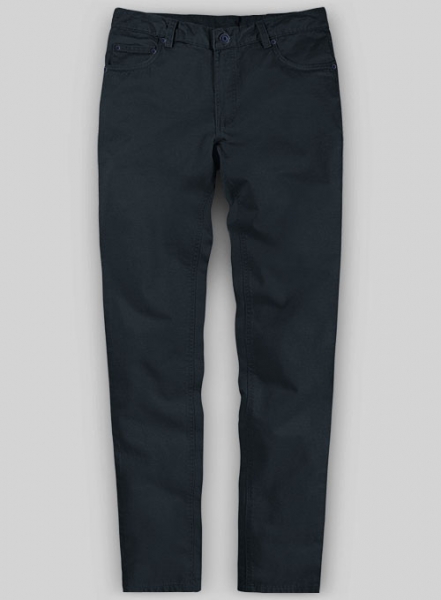 Dark Blue Cotton Power Stretch Chino Jeans