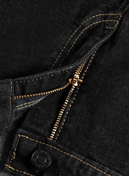 Hank Black Hard Wash Stretch Jeans