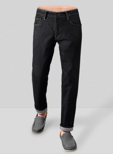 Logan Black Hard Wash Stretch Jeans