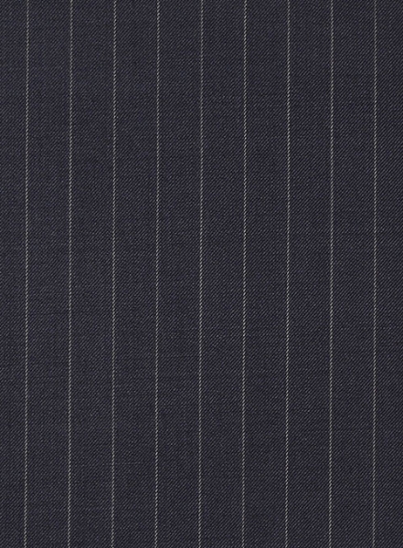 Chalkstripe Wool Dark Blue Pants