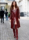 Zendaya Leather Long Coat